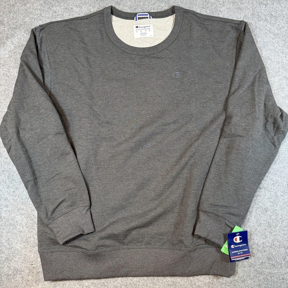 Champion Other - Champion Sweatshirt Mens XL Gray Granite Heat Fleece Crewneck Pullover S0888
